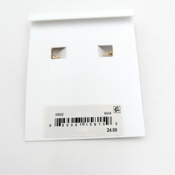 Baublebar Women's Gold Pisa Huggie Hoop Earrings Fashion Jewelry Gifts - Picture 2 of 3